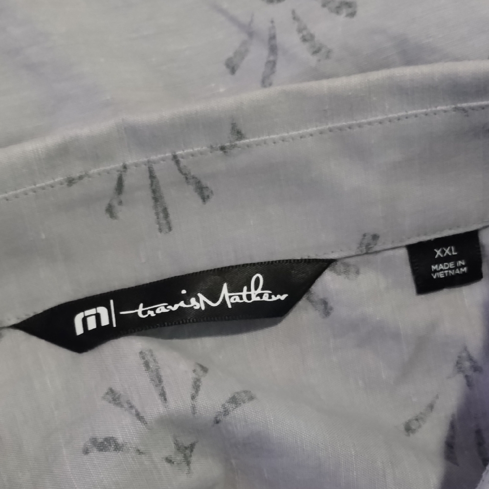 Travis Mathew Briarcliff Patterned Button-down Sh… - image 2